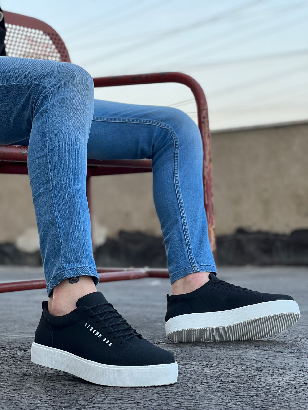 Boa BA104- Erkek Günlük Ayakkabı Siyah