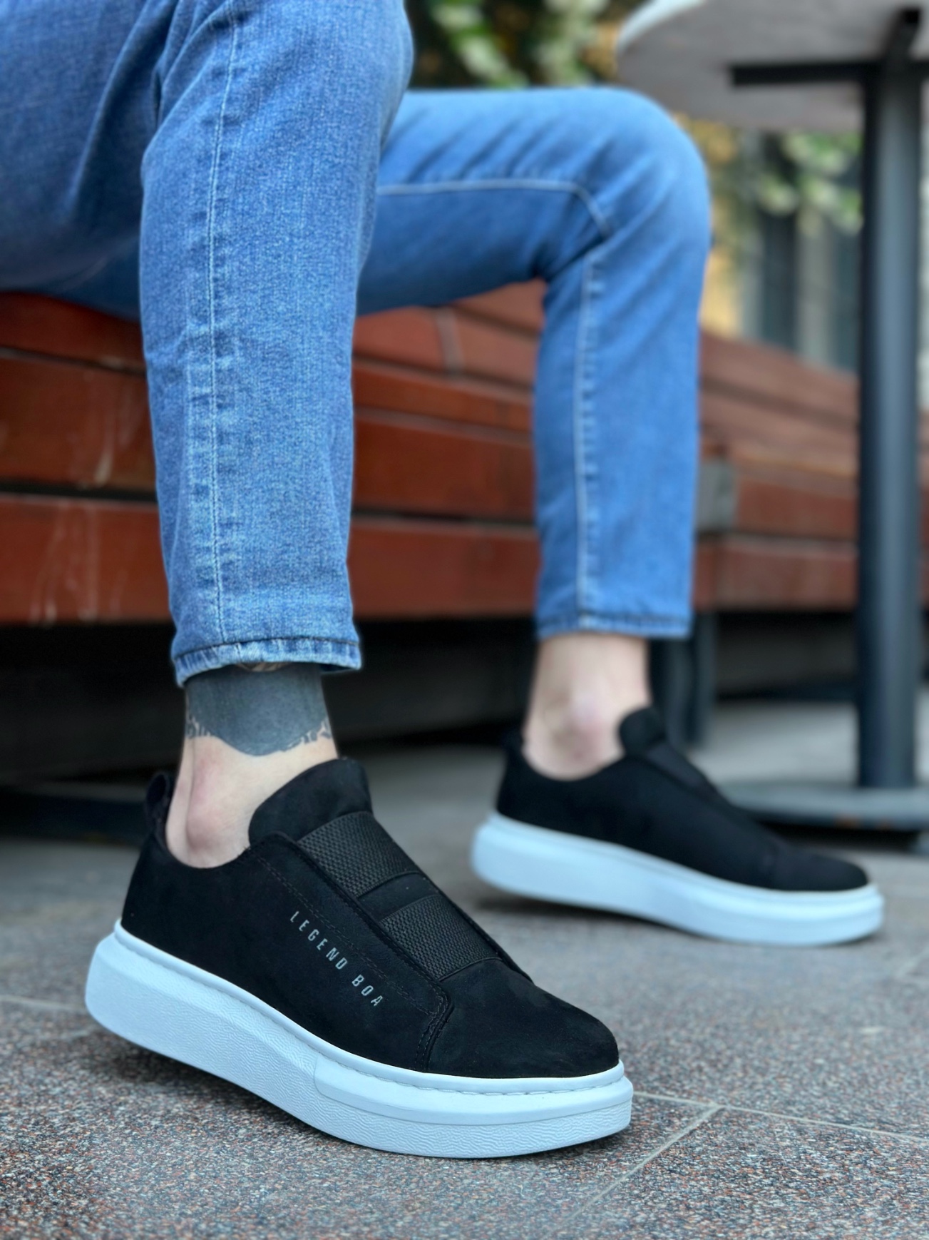 Boa BA0307 Erkek Günlük Ayakkabı SİYAH Süet