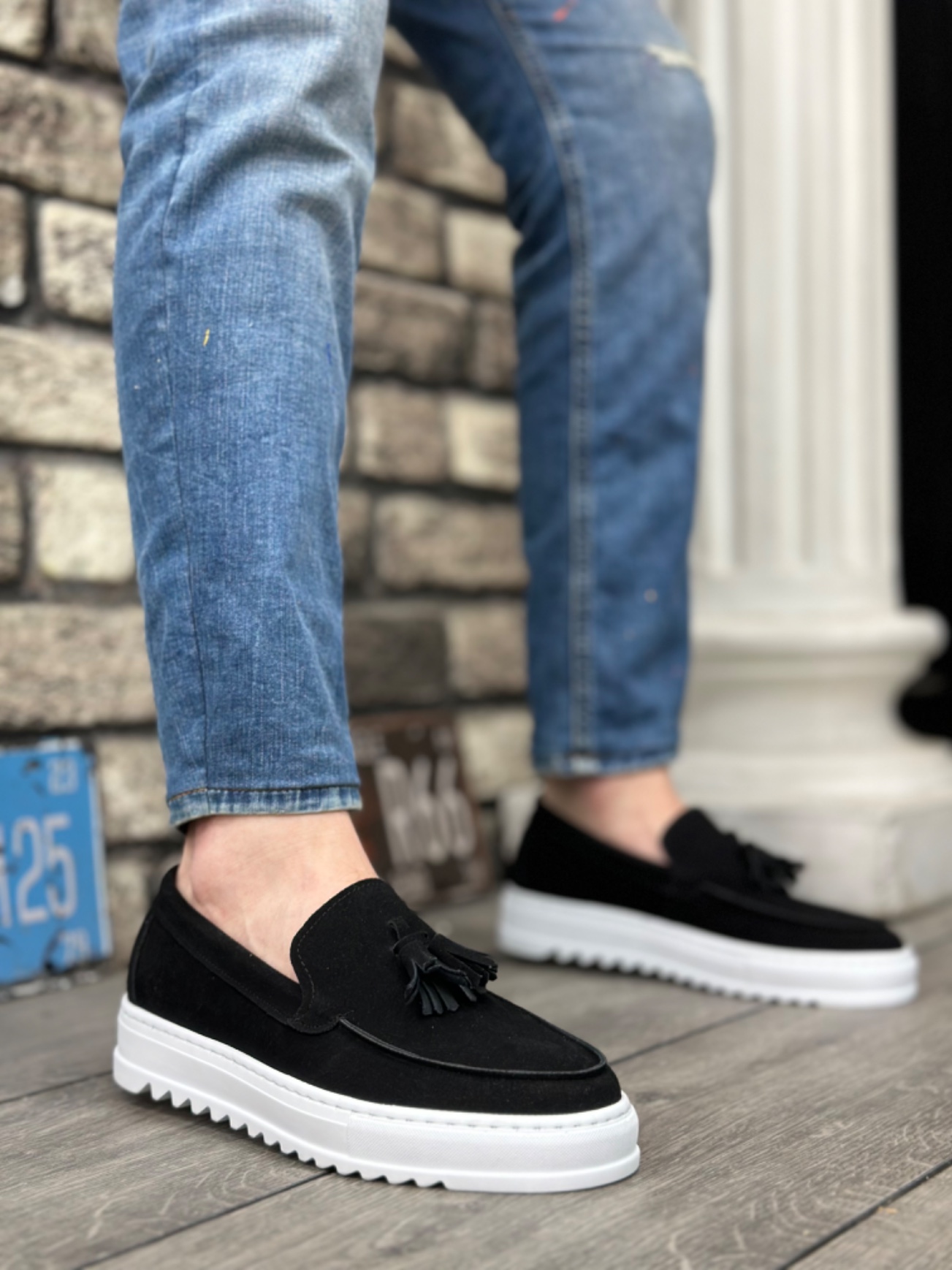 Boa BA0154 Erkek Günlük Ayakkabı Siyah Süet