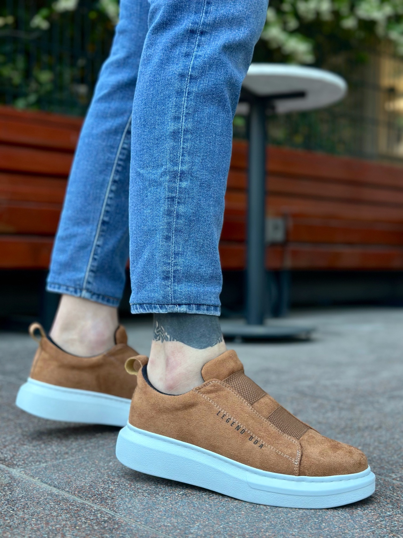 Boa BA0307 Erkek Günlük Ayakkabı taba Süet