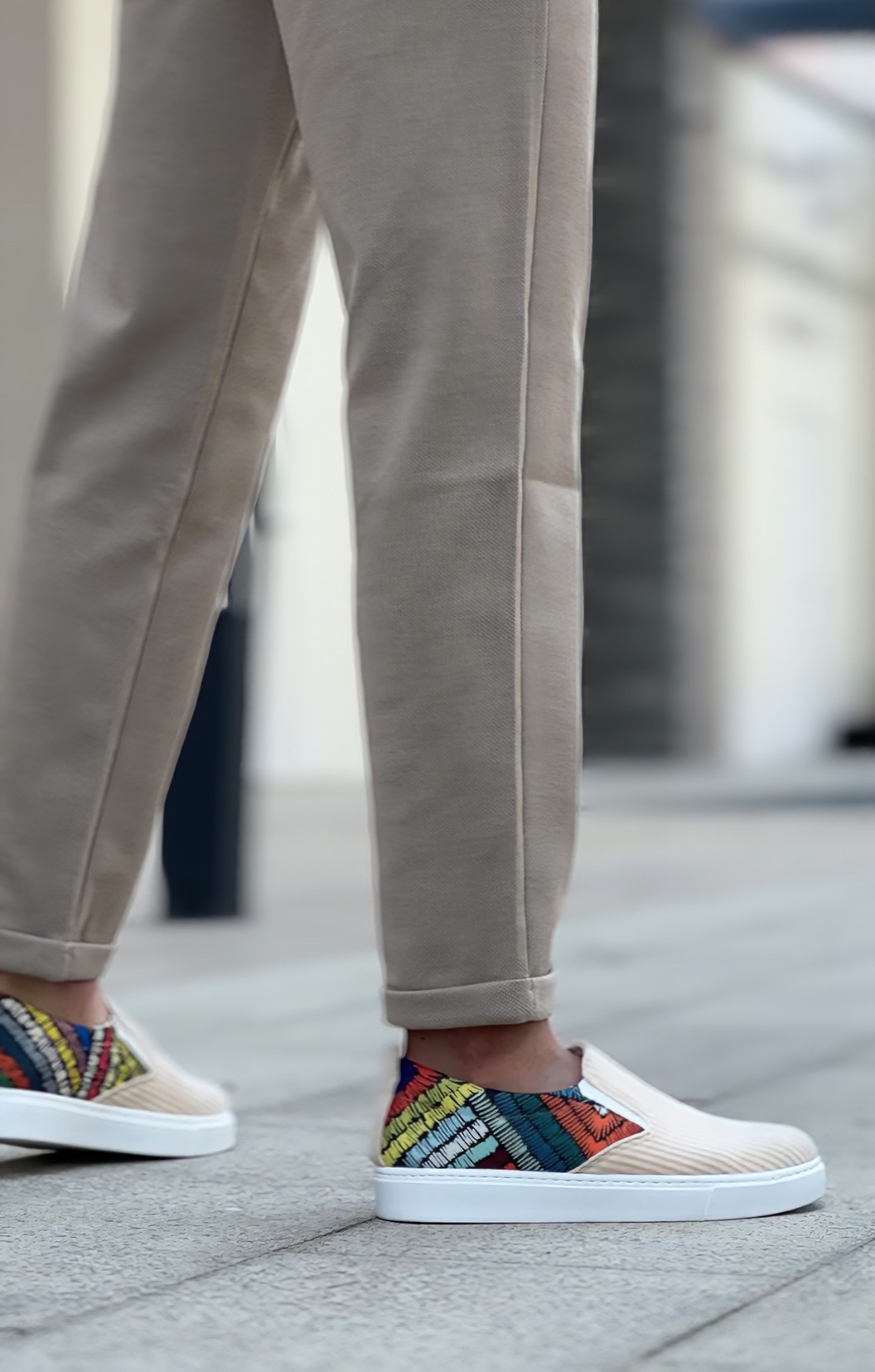 Boa BA0339 Erkek Günlük Ayakkabı krem Keten