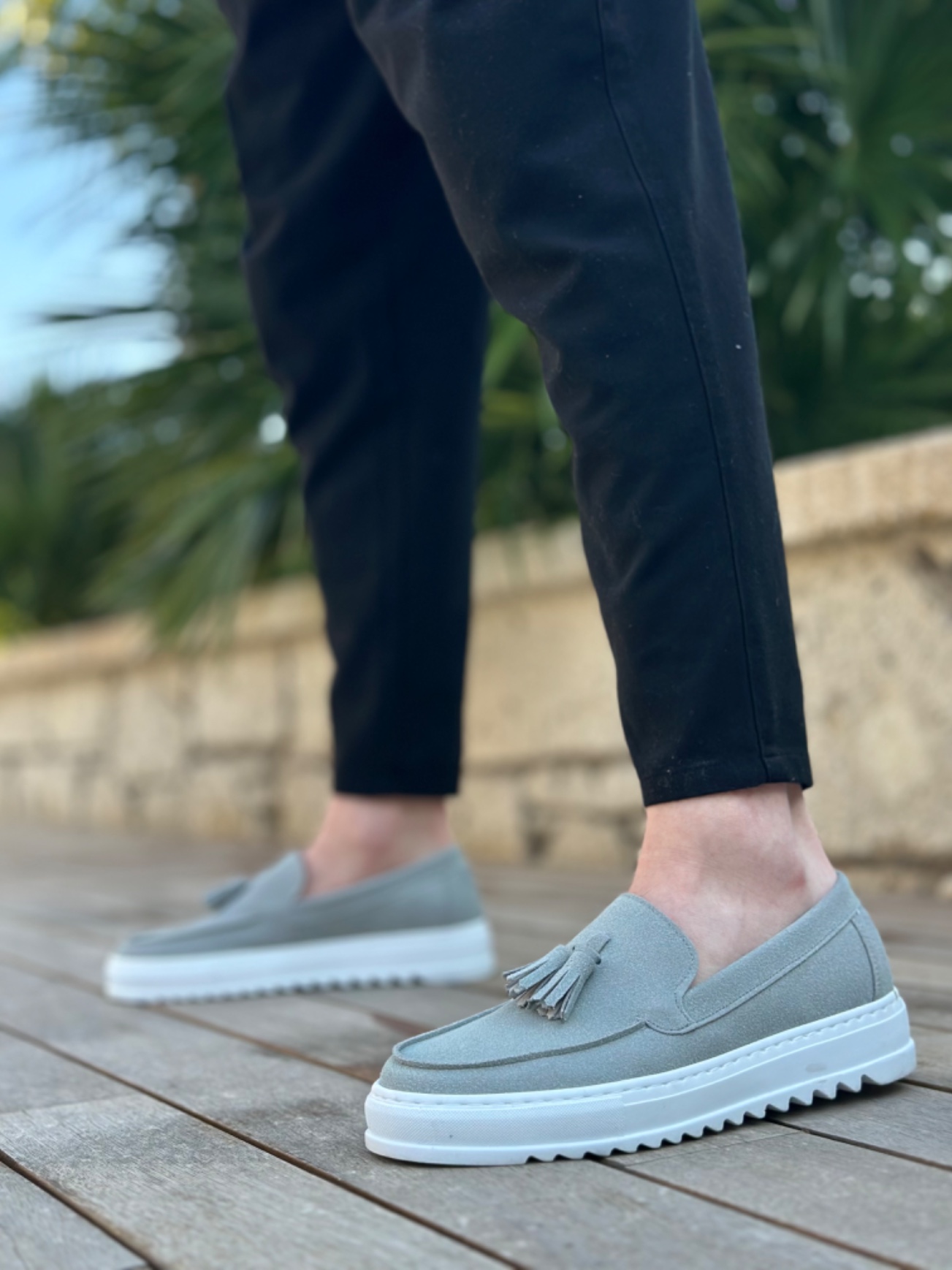 Boa BA0154 Erkek Günlük Ayakkabı Gri Süet