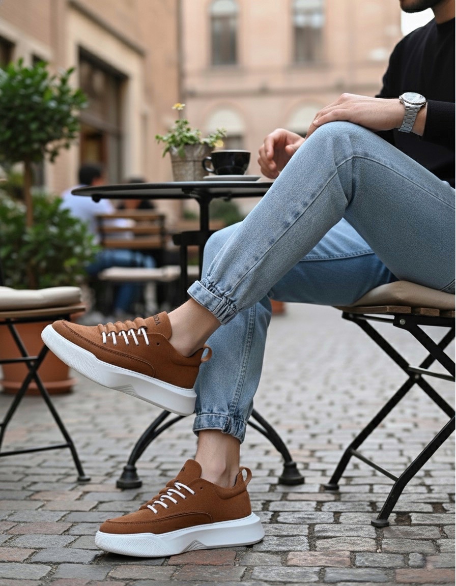 Boa BA0332 Erkek Günlük Ayakkabı Taba Süet