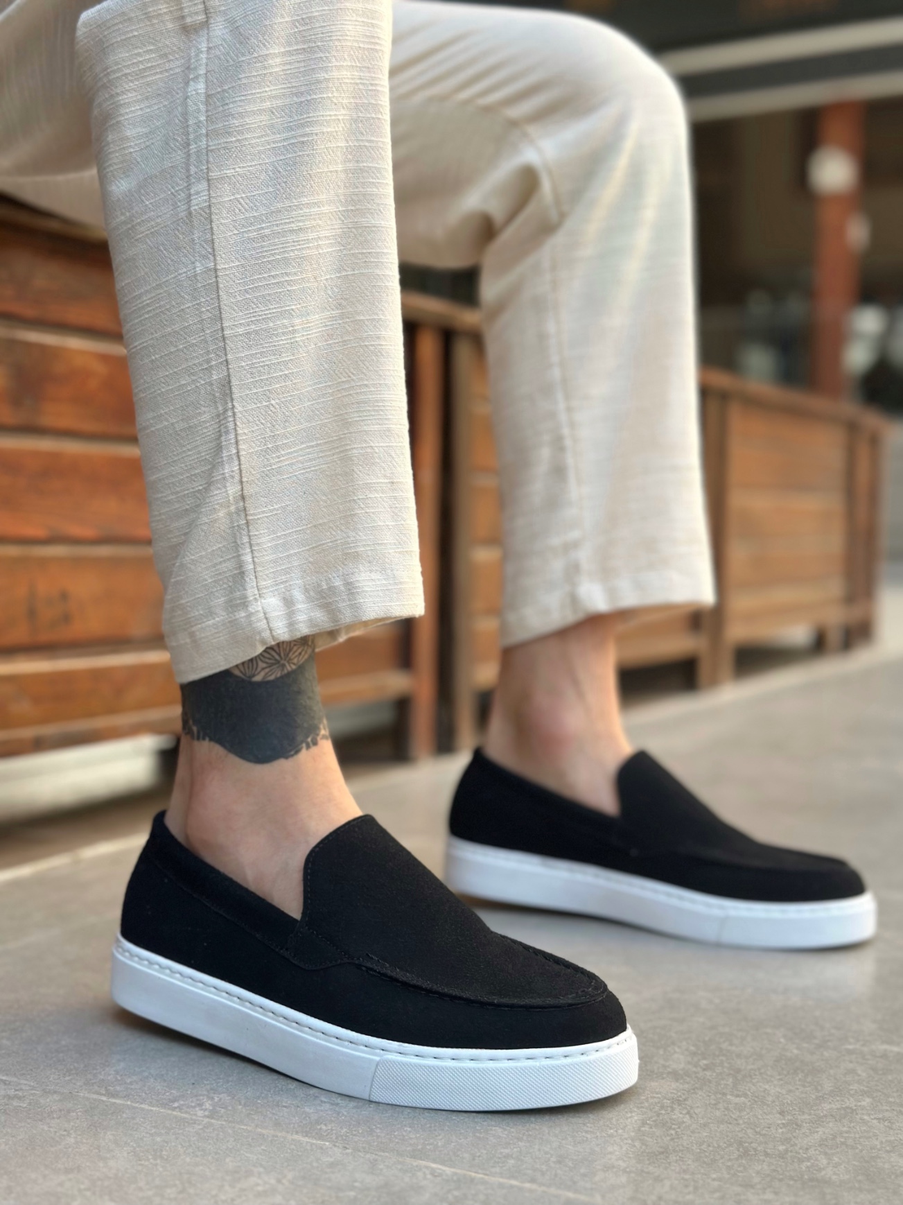 Boa BA0241 Erkek Günlük Ayakkabı SİYAH  Süet