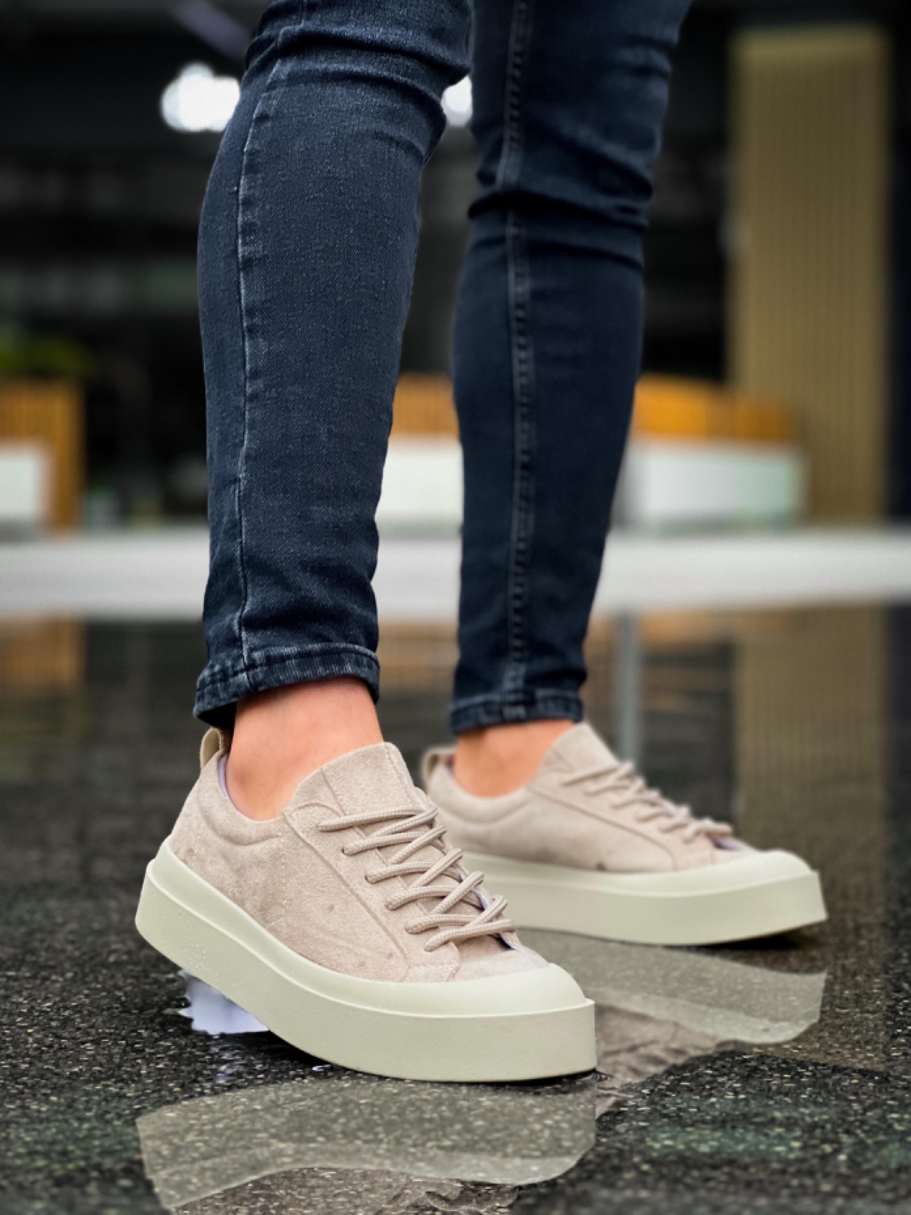 Boa BA0500 Erkek Günlük Ayakkabı Krem