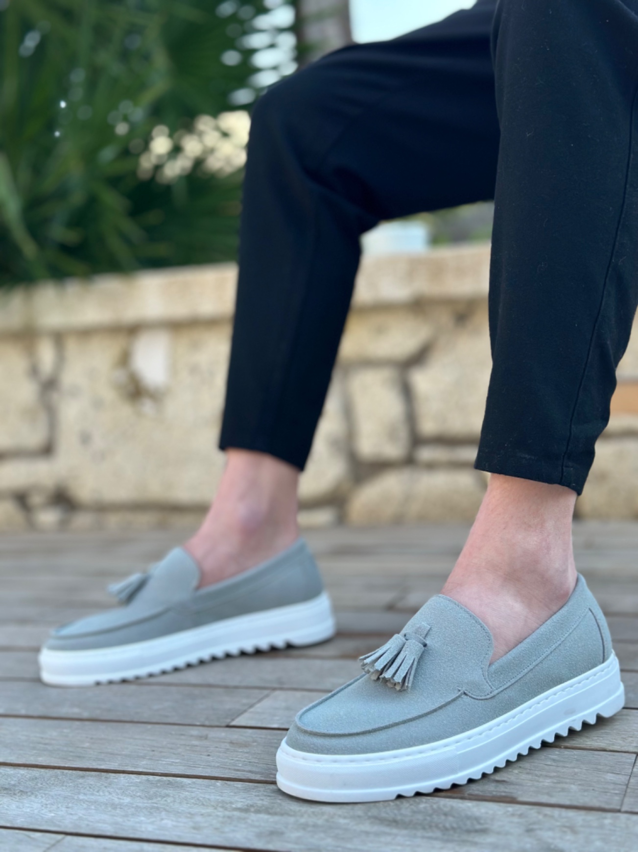 Boa BA0154 Erkek Günlük Ayakkabı Gri Süet