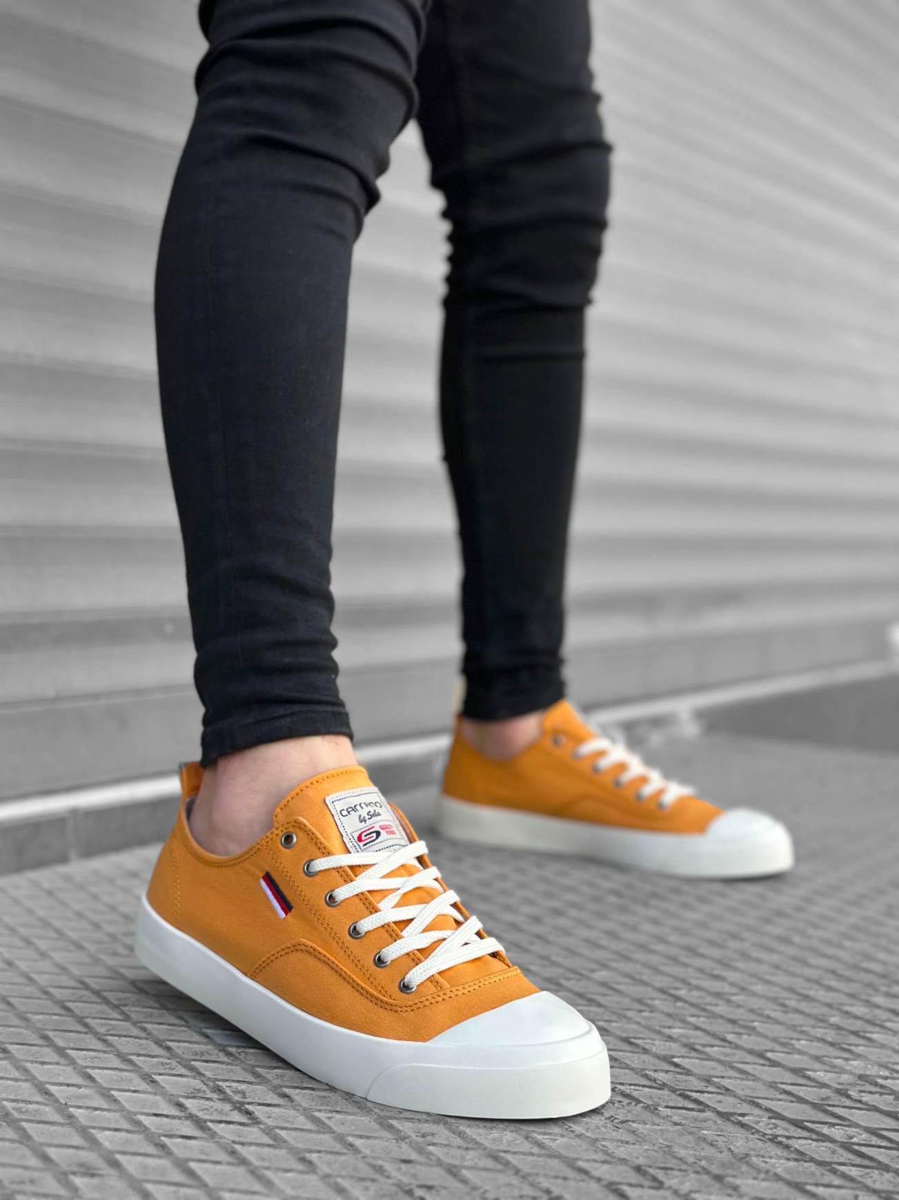 Boa BA0223 Erkek Günlük Ayakkabı Sarı Keten