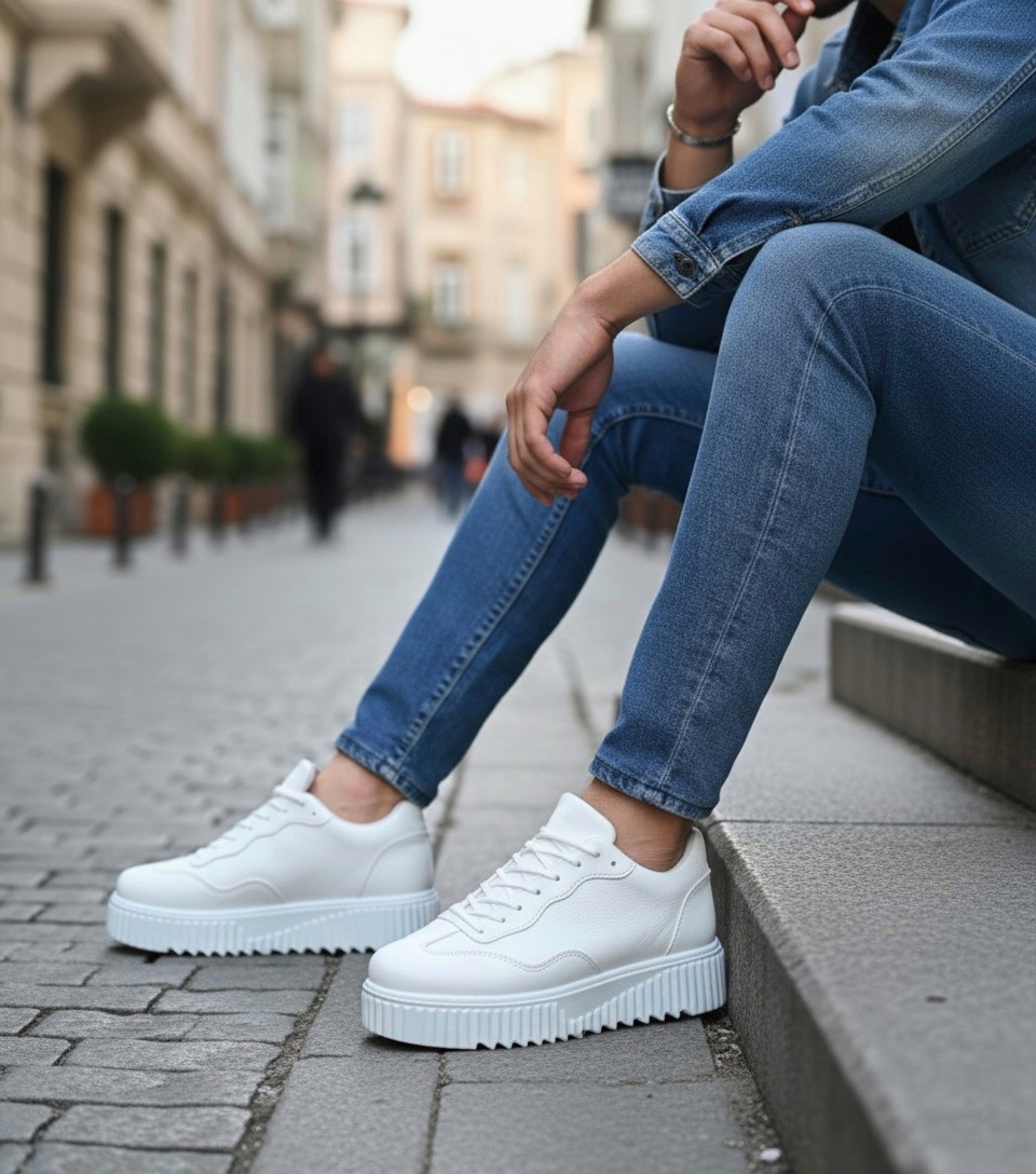 Boa BA0802 Erkek Günlük Ayakkabı BEYAZ