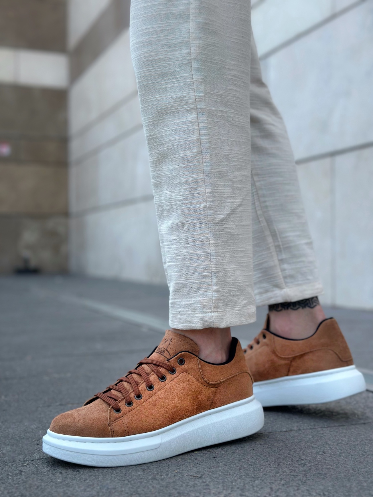 Boa BA0547 Erkek Günlük Ayakkabı TABA Süet