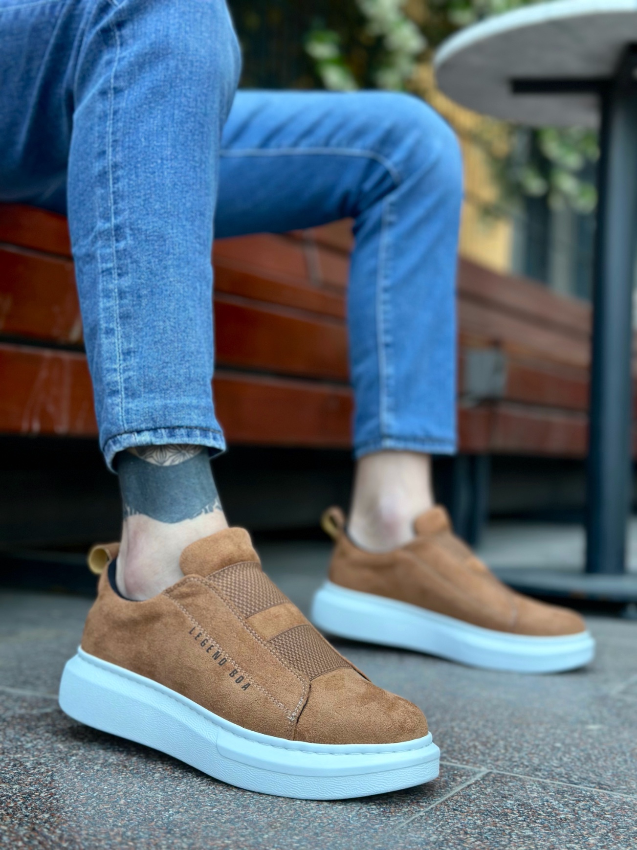 Boa BA0307 Erkek Günlük Ayakkabı taba Süet