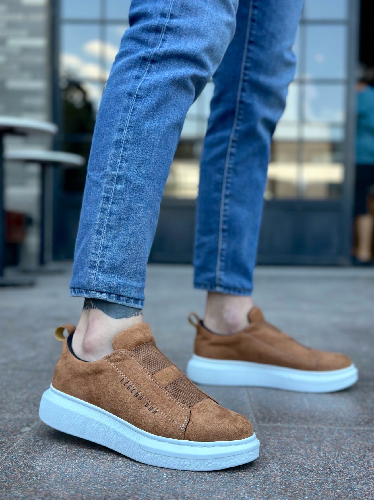 Boa BA0307 Erkek Günlük Ayakkabı taba Süet