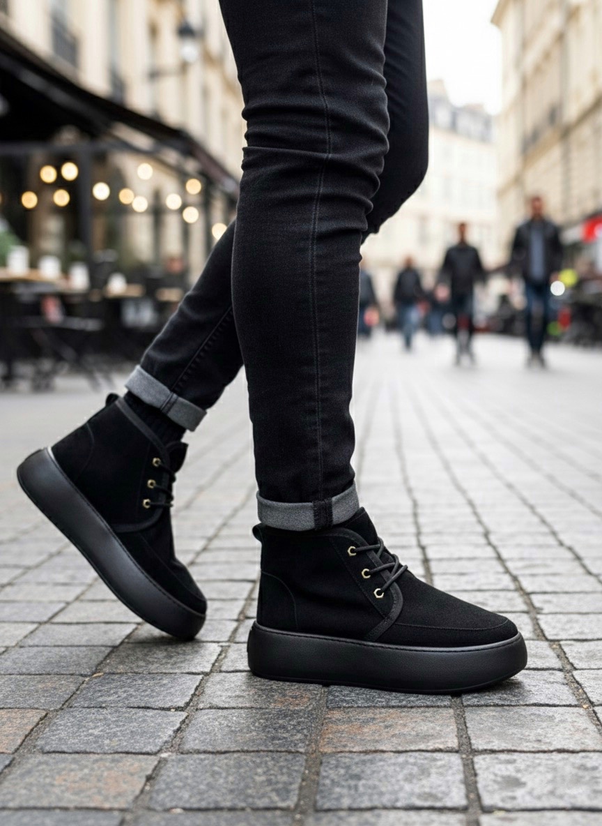 Boa BA0550 Erkek Bot SİYAH