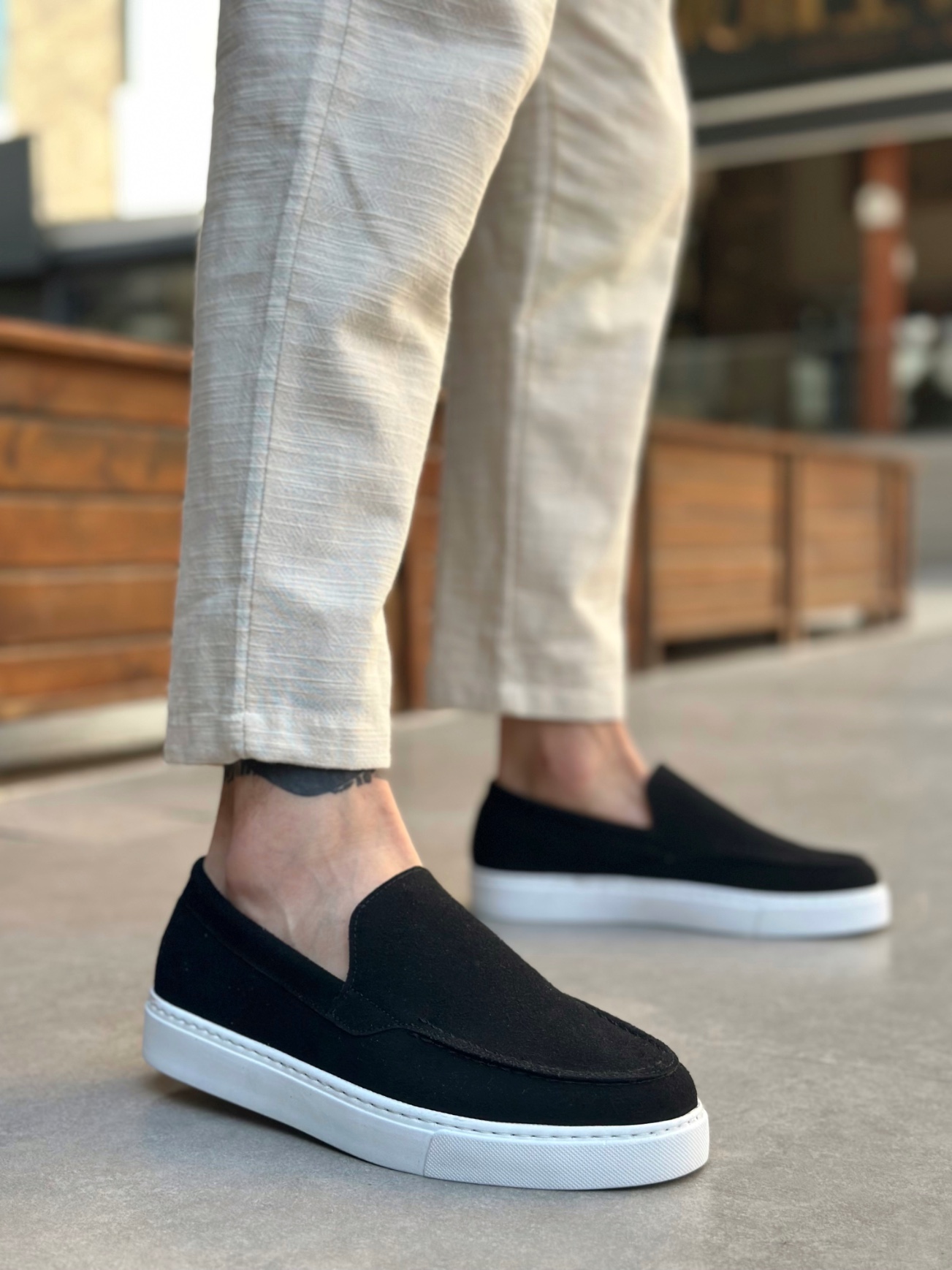 Boa BA0241 Erkek Günlük Ayakkabı SİYAH  Süet