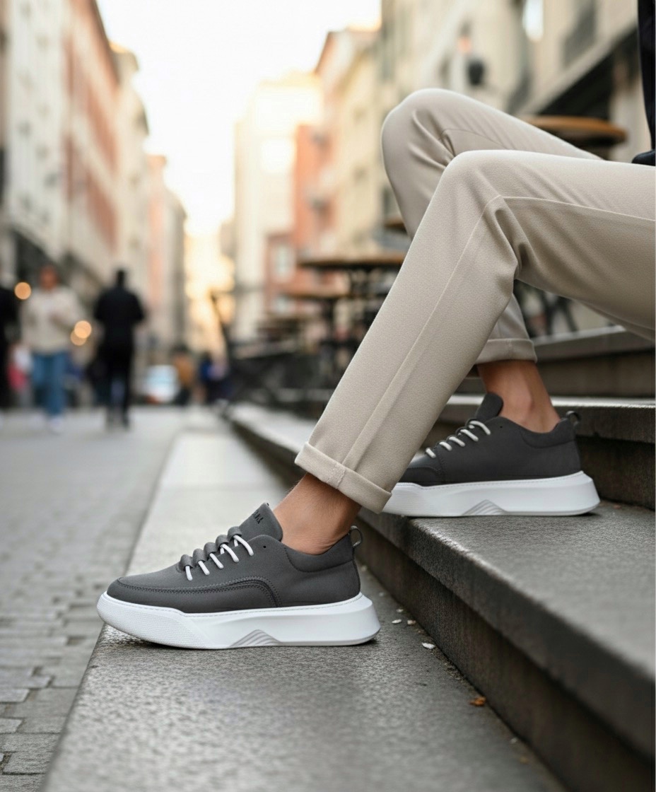 Boa BA0332 Erkek Günlük Ayakkabı Antrasit