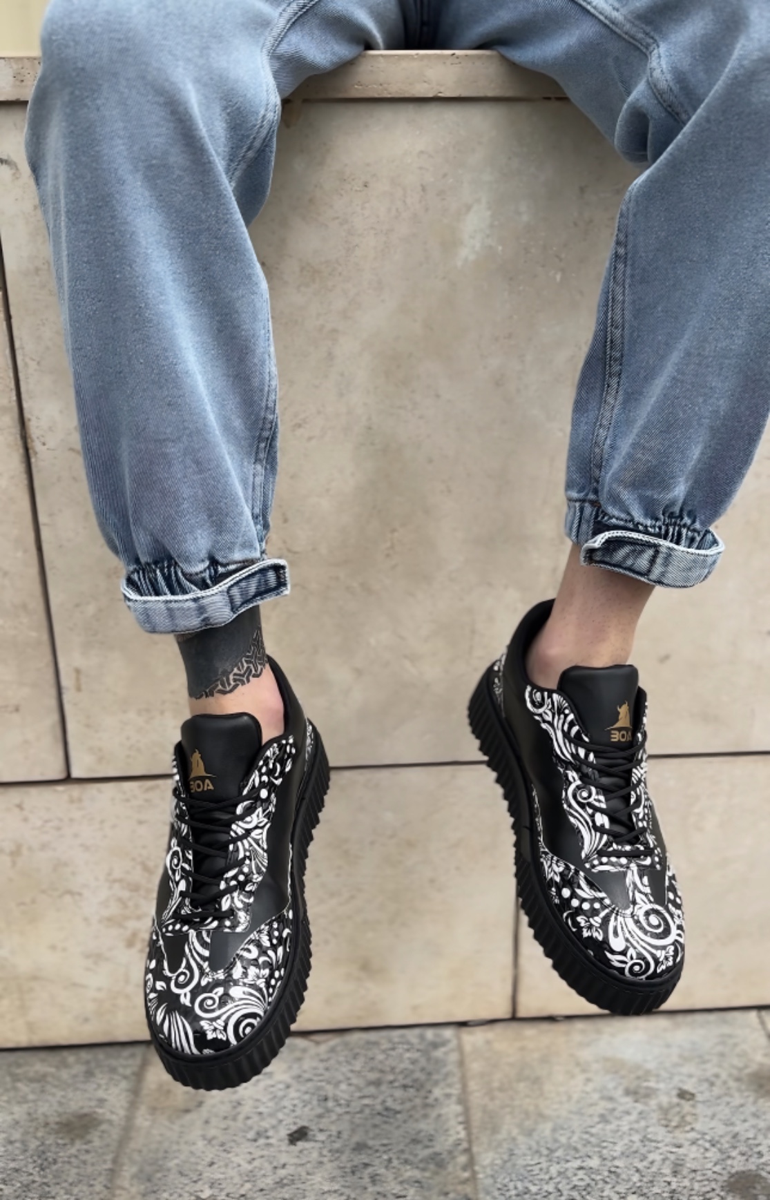 Boa BA0802 Erkek Günlük Ayakkabı SİYAH