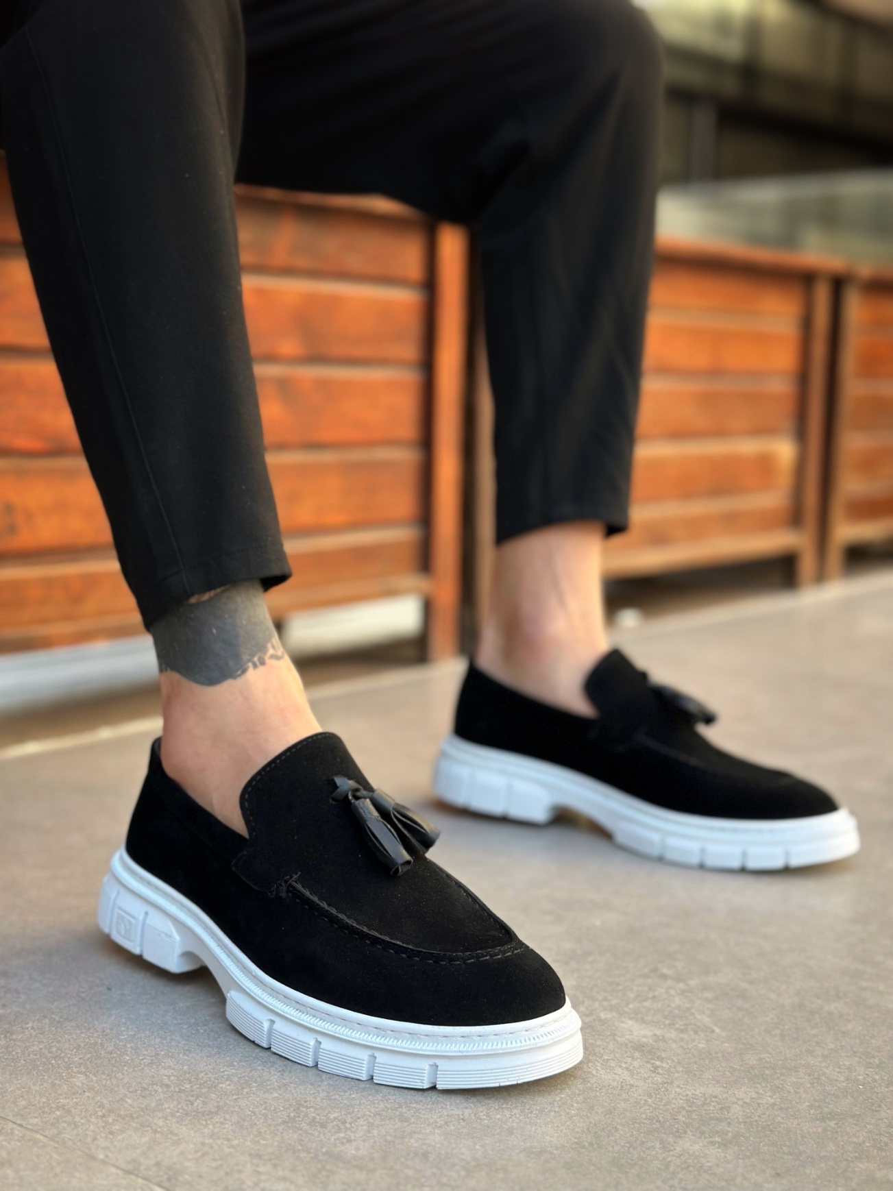 Boa BA0240 Erkek Günlük Ayakkabı SİYAH  Süet