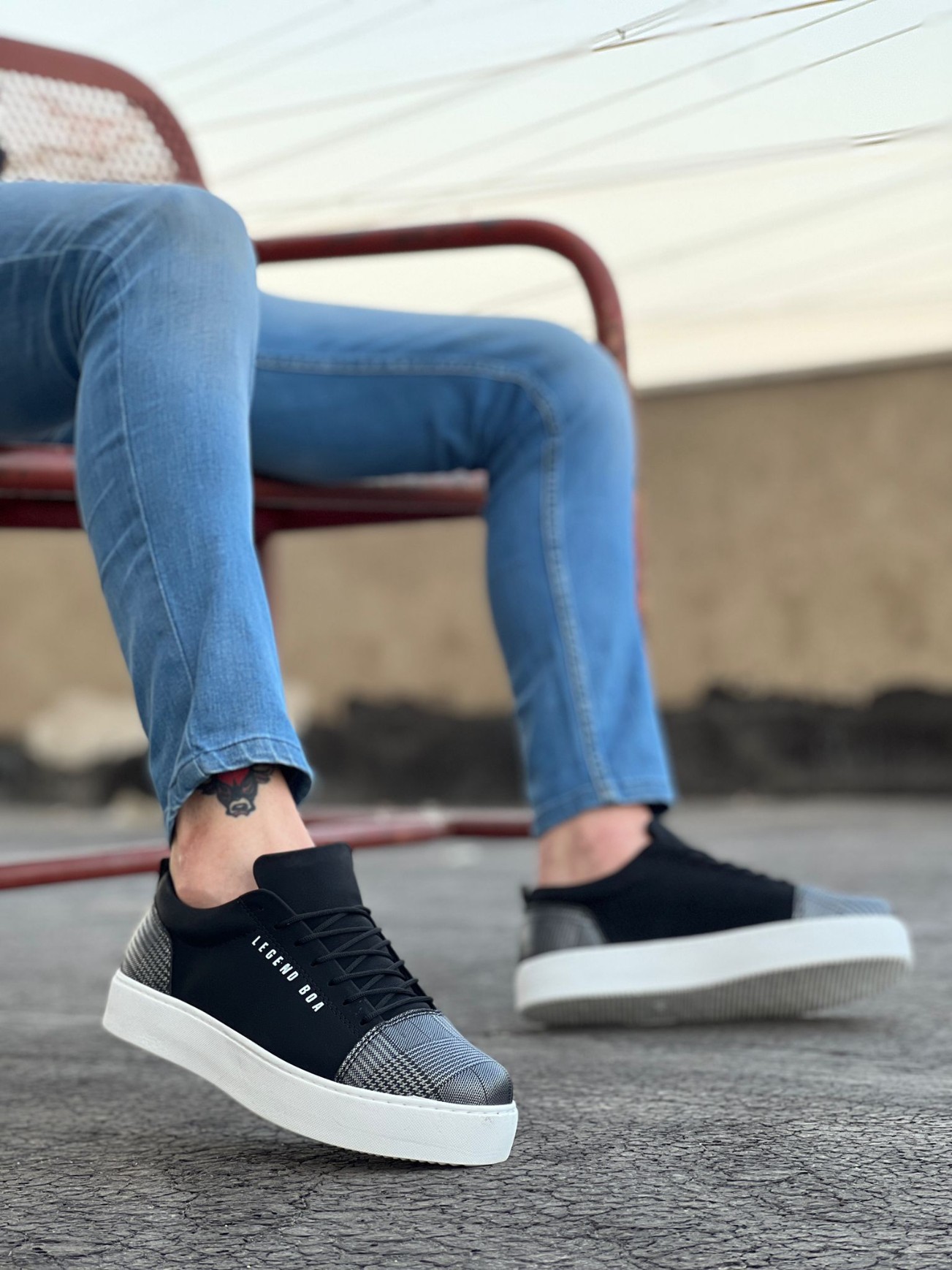 Boa BA104- Erkek Günlük Ayakkabı Siyah Süet