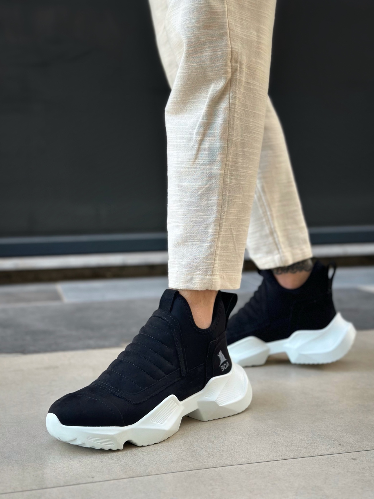 Boa BA0401 Erkek Bot SİYAH  Süet