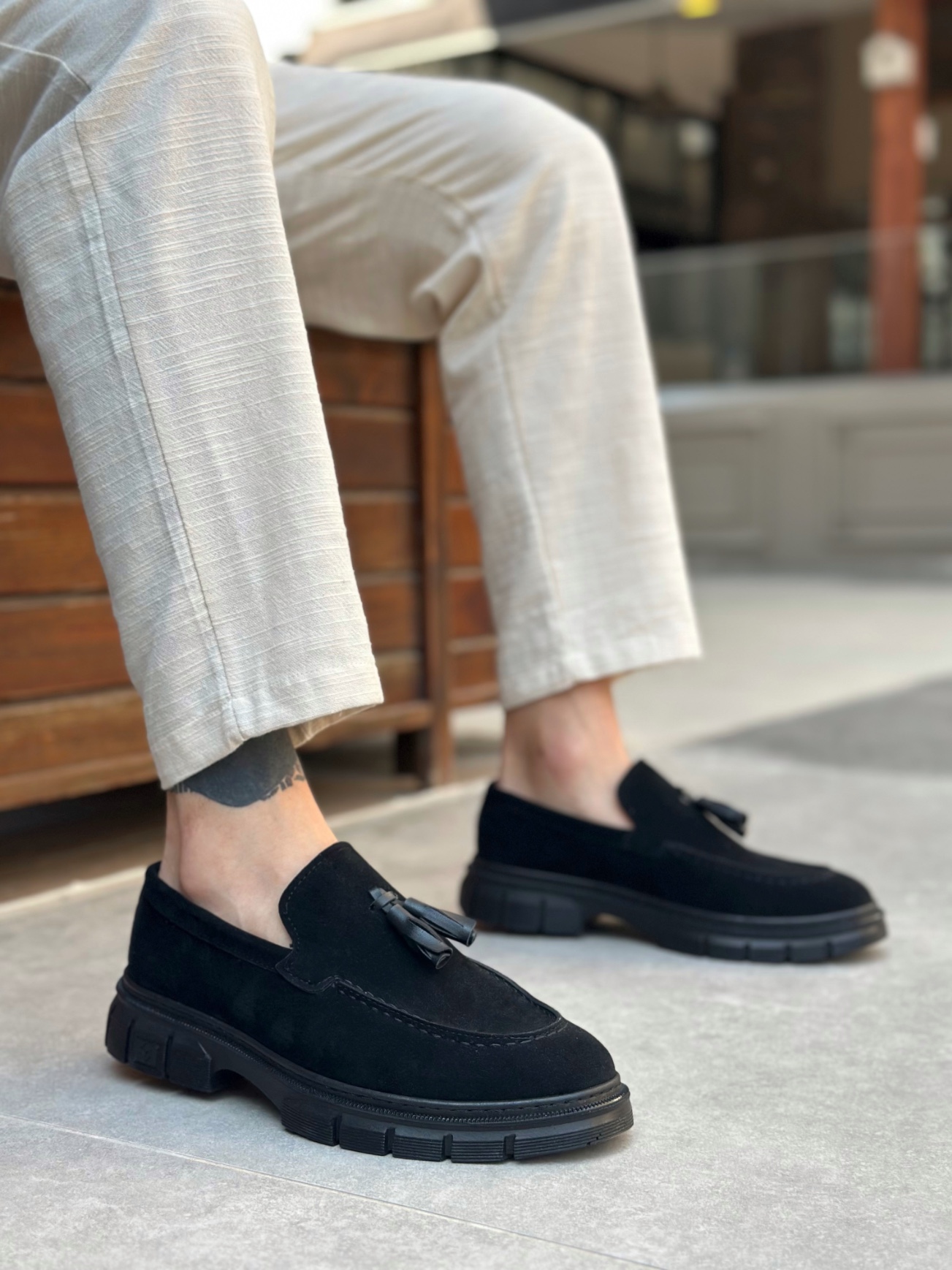 Boa BA0240 Erkek Günlük Ayakkabı SİYAH Süet