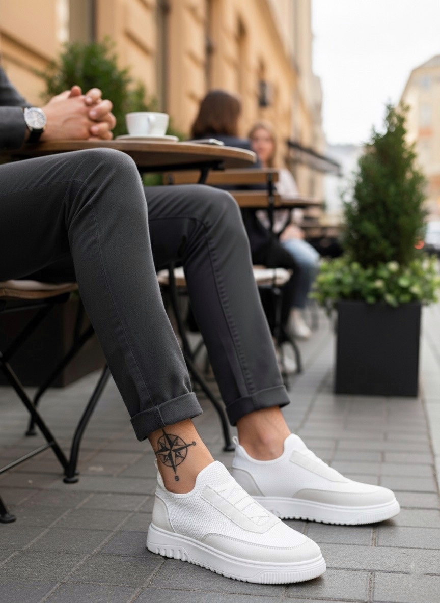 Boa BA0911 Erkek Günlük Ayakkabı BEYAZ