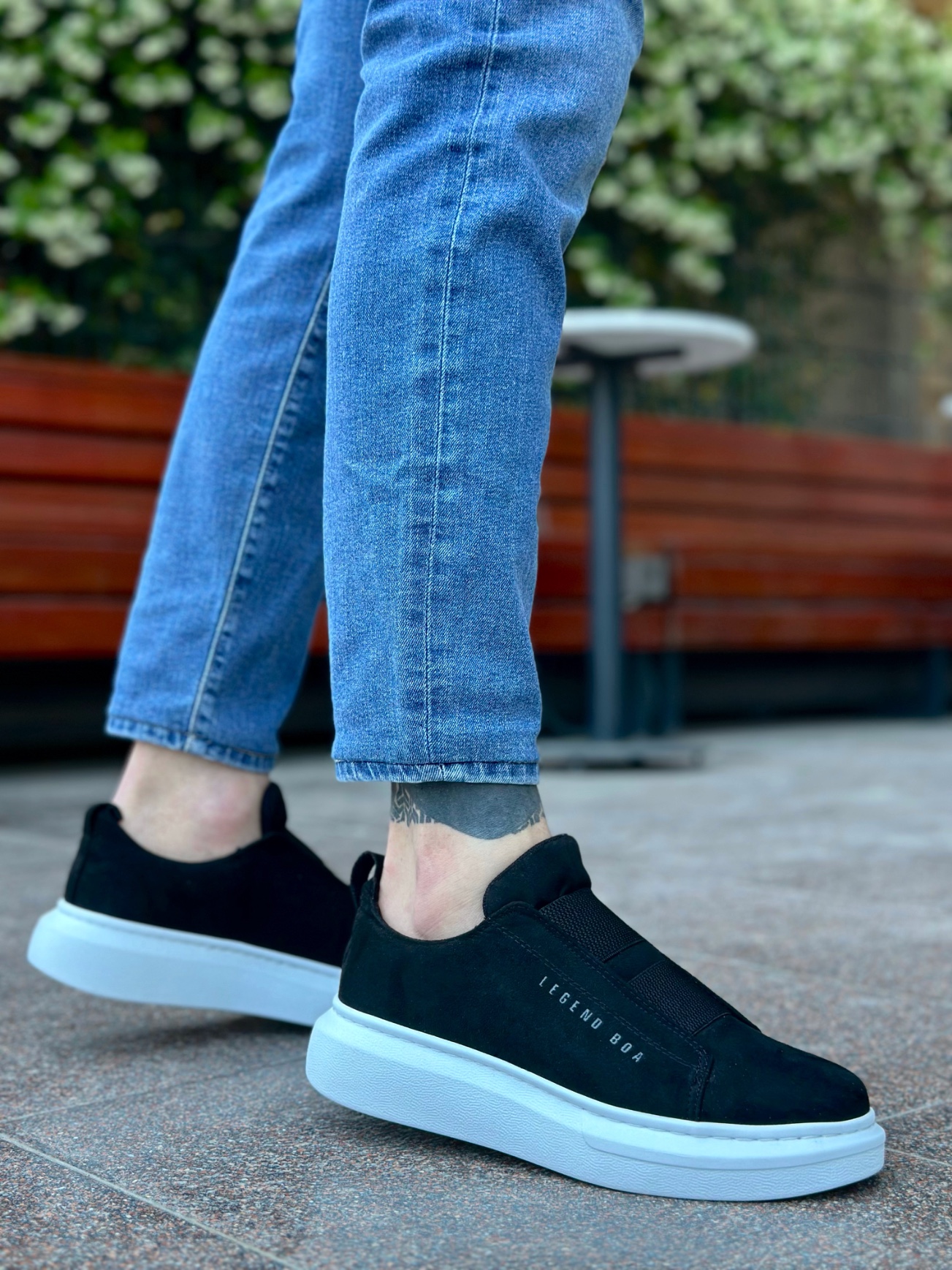 Boa BA0307 Erkek Günlük Ayakkabı SİYAH Süet