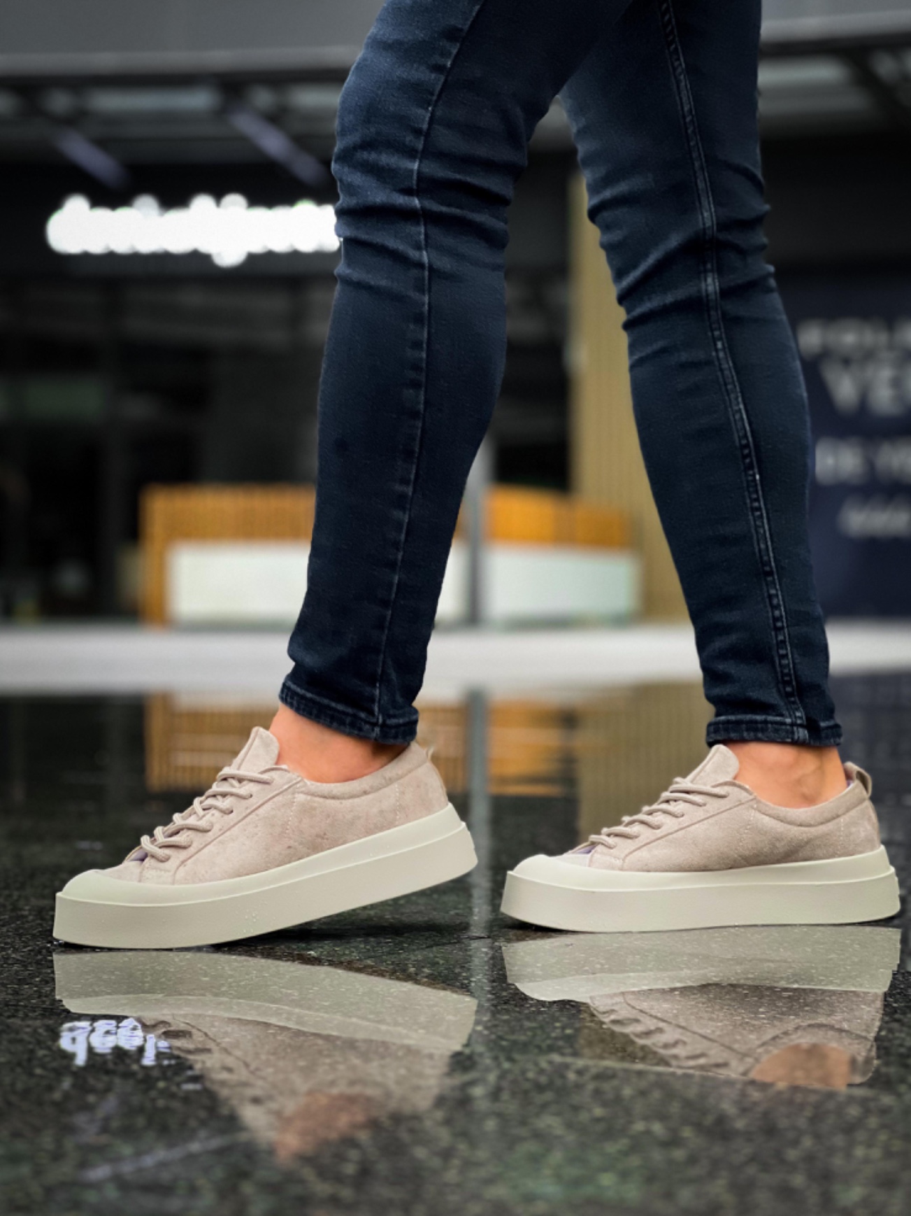 Boa BA0500 Erkek Günlük Ayakkabı Krem