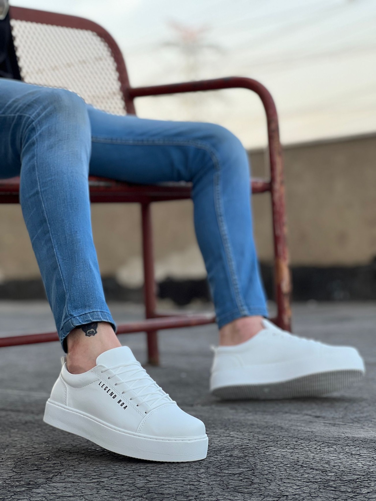 Boa BA104- Erkek Günlük Ayakkabı BEYAZ