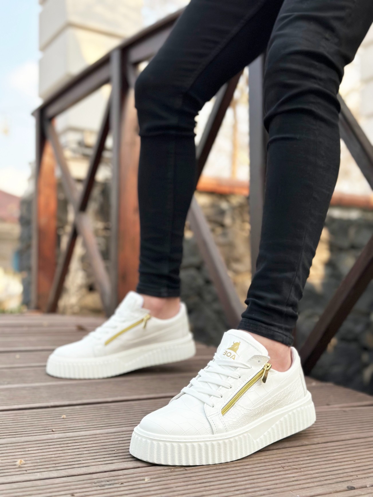 Boa SNR-03 Erkek Günlük Ayakkabı Beyaz