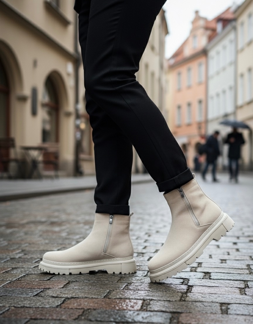 Boa BA0777 Erkek Bot Kum Beji Süet