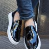 Solaress CH127 Erkek Rugan Loafer Siyah BT