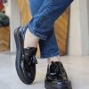Solaress CH127 Erkek Rugan Loafer Siyah