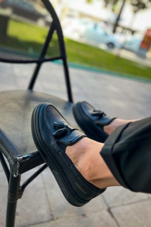 Solaress CH127 Erkek Loafer Siyah