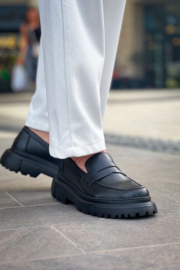 0022682_ch2417-fst-erkek-ayakkabi-siyah Solaress CH2417 Erkek Loafer Siyah