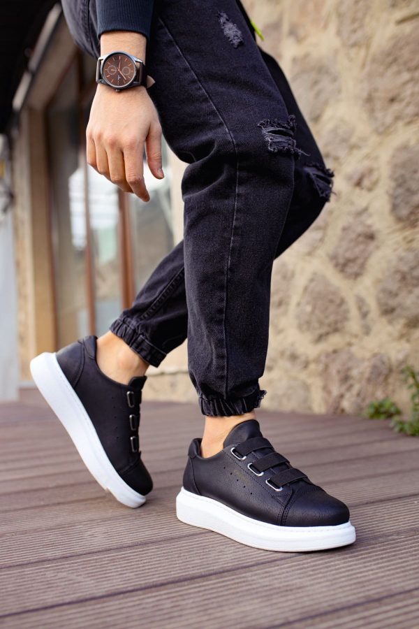 0023034_ch253-cbt-mirror-non-erkek-ayakkabi-siyah Solaress CH253 Erkek Sneaker Siyah BT