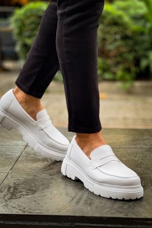 Solaress CH2417 Erkek Loafer Beyaz BT