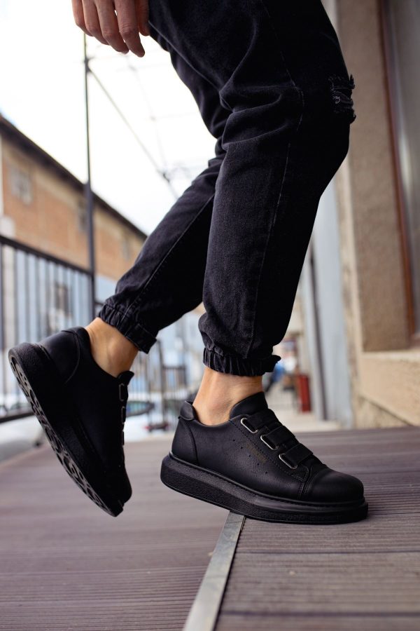 0023223_ch253-cst-mirror-non-erkek-ayakkabi-siyah Solaress CH253 Erkek Sneaker Siyah