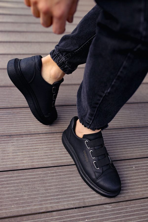 0023251_ch253-cst-mirror-non-erkek-ayakkabi-siyah Solaress CH253 Erkek Sneaker Siyah