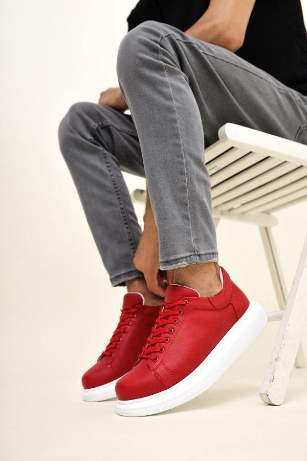 Solaress CH257 Erkek Sneaker Kırmızı BT