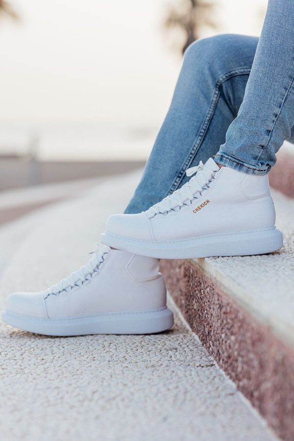 0023572_ch258-cbt-roma-erkek-bot-beyaz Solaress Erkek Beyaz Sneaker Bot
