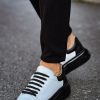 0023758_ch295-cst-sollievo-erkek-ayakkabi-beyazsiyah Solaress CH295 Erkek Sneaker Beyaz Siyah