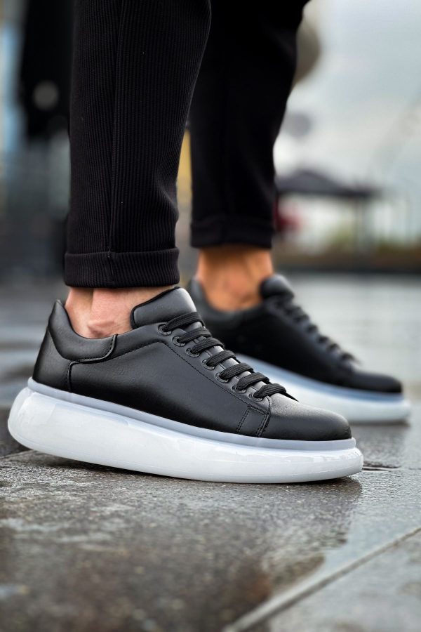 0023765_ch295-cbt-sollievo-erkek-ayakkabi-siyah Solaress CH295 Erkek Sneaker Siyah BT