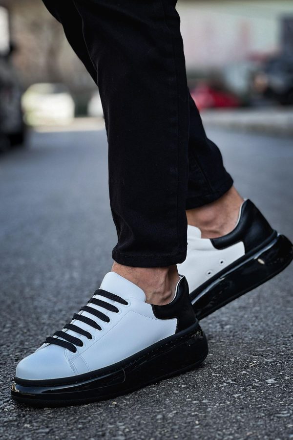 0023790_ch295-cst-sollievo-erkek-ayakkabi-beyazsiyah Solaress CH295 Erkek Sneaker Beyaz Siyah