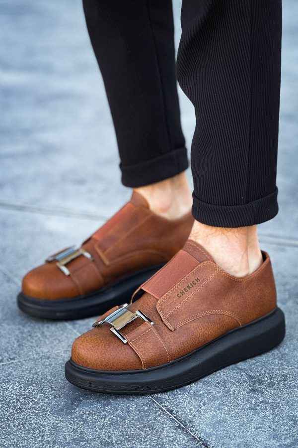0024001_ch297-cst-verona-erkek-ayakkabi-taba Solaress CH297 Erkek Sneaker Taba Siyah