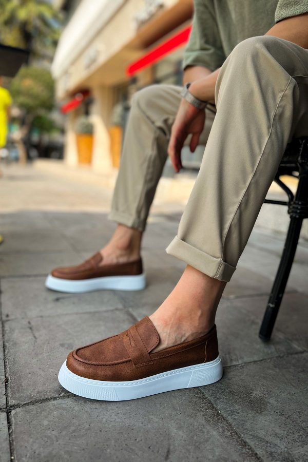 0024120_ch421-cbt-bandera-erkek-ayakkabi-taba Solaress CH421 Erkek Loafer Ayakkabı Taba
