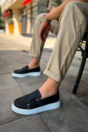0024160_ch417-cbt-mancini-erkek-ayakkabi-siyah Solaress CH417 Erkek Loafer Ayakkabı Siyah
