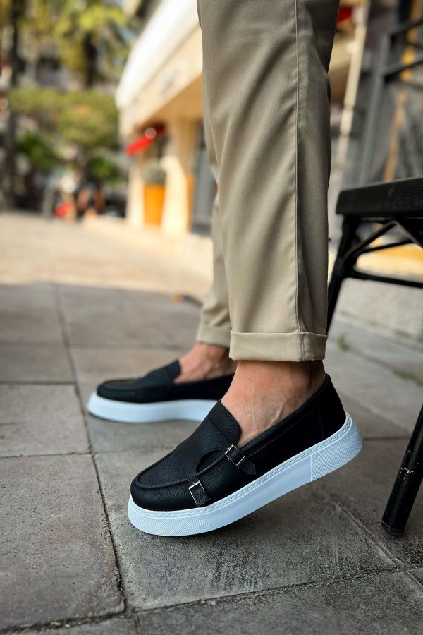 Solaress CH417 Erkek Loafer Ayakkabı Siyah