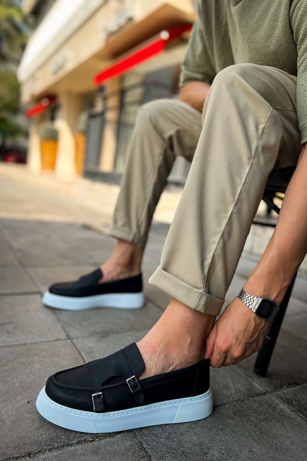 Solaress CH417 Erkek Loafer Ayakkabı Siyah