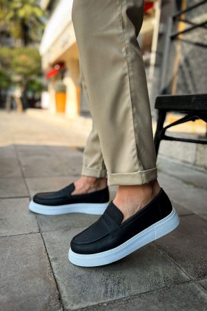 Solaress CH421 Erkek Loafer Ayakkabı Siyah BT