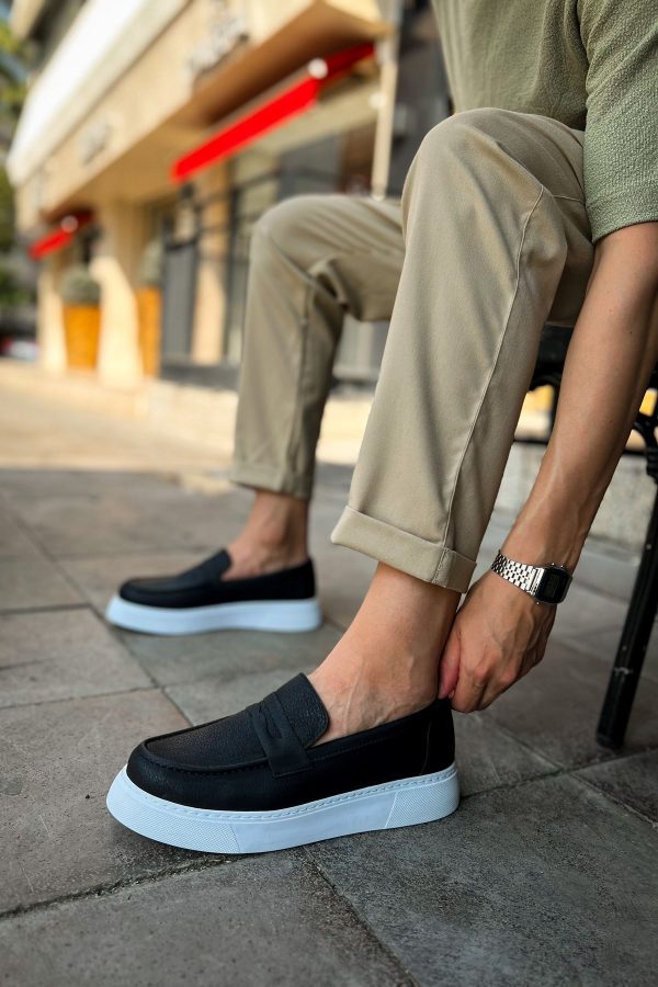 Solaress CH421 Erkek Loafer Ayakkabı Siyah BT