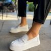 Solaress CH421 Erkek Loafer Ayakkabı Beyaz